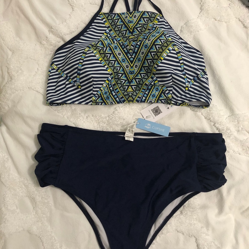 Two piece bathing suit